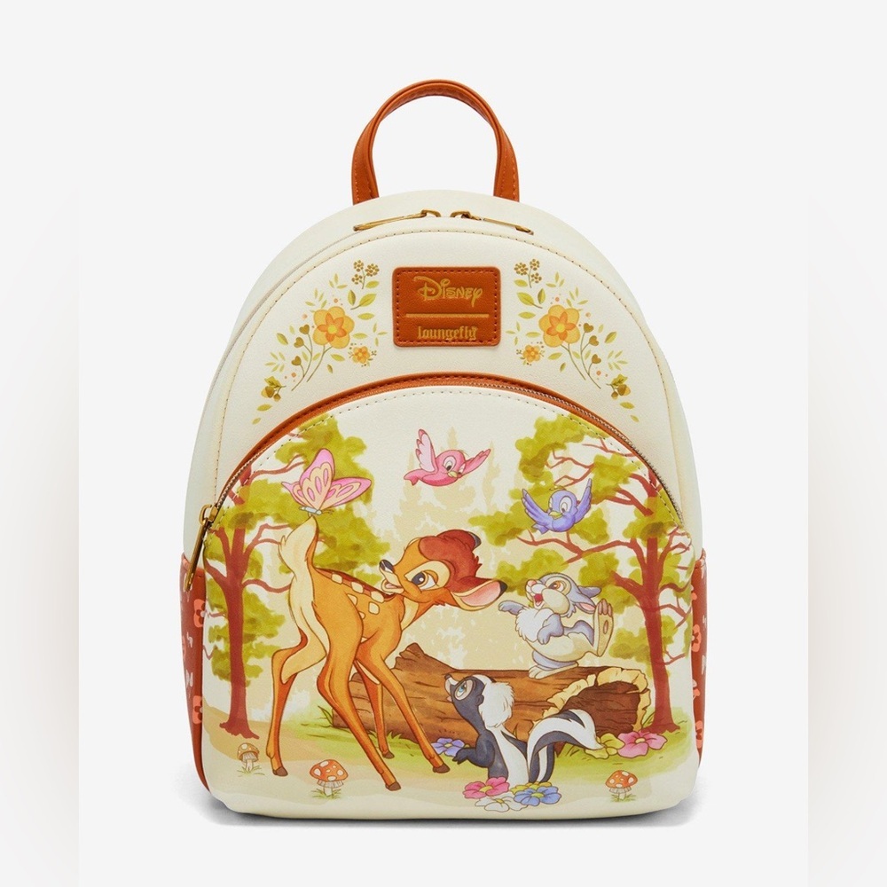 Loungefly Disney Bambi Forest Scene Mini Backpack NWT​